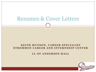 Resumes &amp; Cover Letters