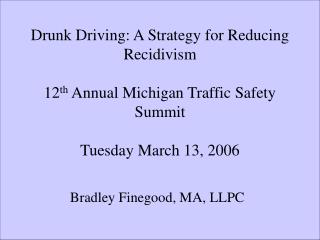 Bradley Finegood, MA, LLPC