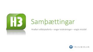 Samþættingar