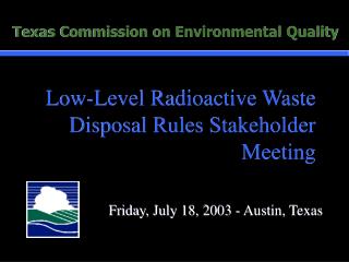 Texas Commission on Environmental Quality