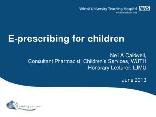 E-prescribing for children