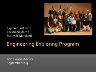Engineering Exploring Program