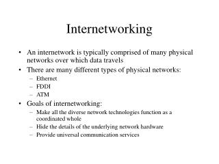 Internetworking