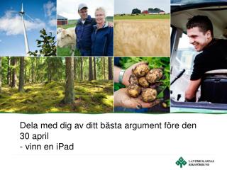 Dela med dig av ditt bästa argument före den 30 april - vinn en iPad