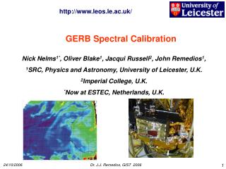 GERB Spectral Calibration