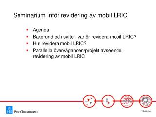 Seminarium inför revidering av mobil LRIC