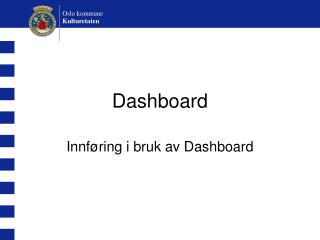 Dashboard