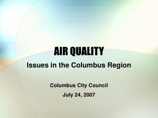 AIR QUALITY