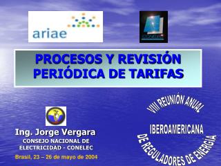 PROCESOS Y REVISIÓN PERIÓDICA DE TARIFAS