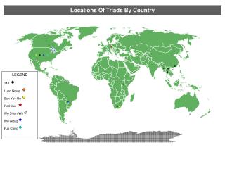 Locations Of Triads By Country