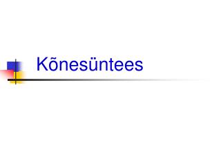 Kõnesüntees