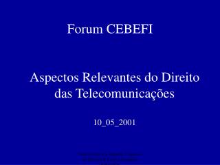Forum CEBEFI