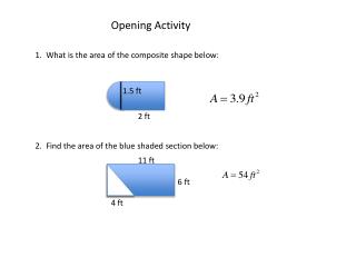 Opening Activity