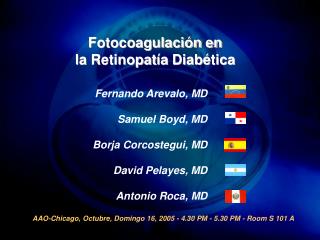 Fernando Arevalo , MD Samuel Boyd, MD Borja Corcostegui , MD David Pelayes, MD