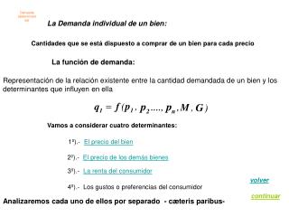 Demanda (determinantes)