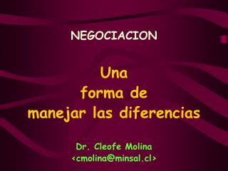 NEGOCIACION