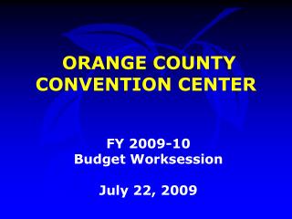 ORANGE COUNTY CONVENTION CENTER