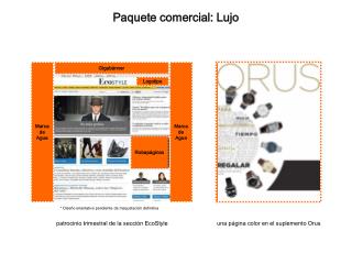 Paquete comercial: Lujo