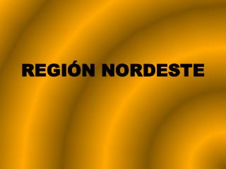 REGIÓN NORDESTE