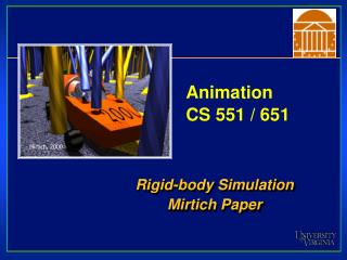 Animation CS 551 / 651