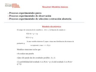 Resumen Modelos básicos