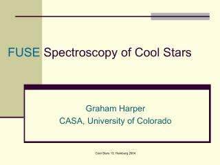 FUSE Spectroscopy of Cool Stars