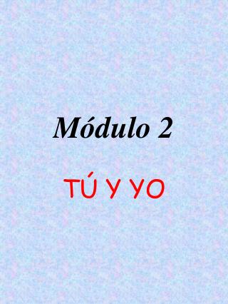 Módulo 2