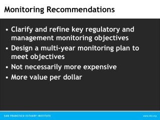 Monitoring Recommendations