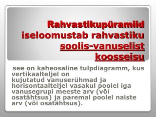 Rahvastikupüramiid iseloomustab rahvastiku soolis-vanuselist koosseisu