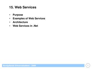 15. Web Services