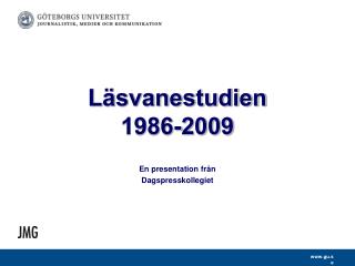 Läsvanestudien 1986-2009