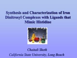 Synthesis and Characterization of Iron Dinitrosyl Complexes with Ligands that Mimic Histidine