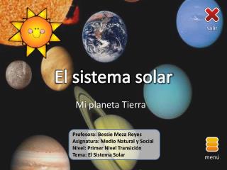 El sistema solar