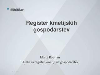 Register kmetijskih gospodarstev