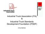Industrial Truck Association ITA Industrial Truck Standards Development Foundation ITSDF Chris Merther