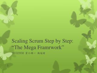 Scaling Scrum Step by Step: “The Mega Framrwork ”