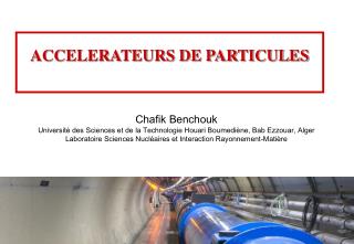 ACCELERATEURS DE PARTICULES