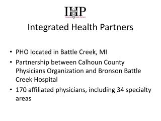 Integrated Health Partners