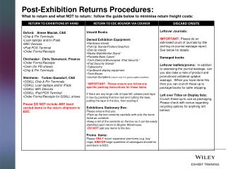 EMEA-GSALL_Return_Shipment_Procedures