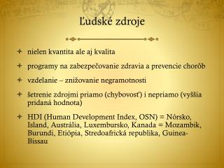 Ľudské zdroje