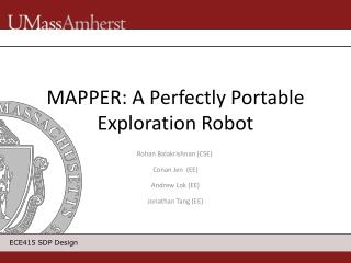 MAPPER: A Perfectly Portable Exploration Robot