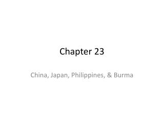 Chapter 23