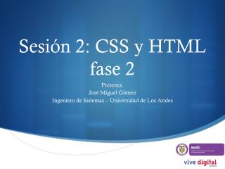 Sesión 2: CSS y HTML fase 2