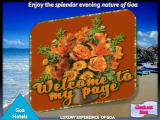 Enjoy the splendor evening nature of Goa