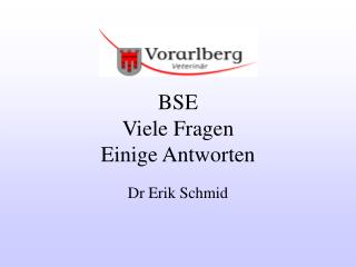 BSE Viele Fragen Einige Antworten