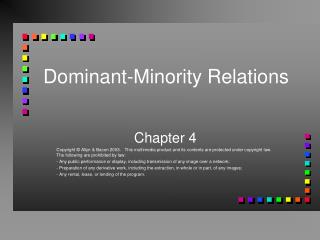 Dominant-Minority Relations