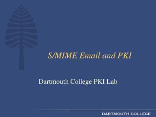 S/MIME Email and PKI