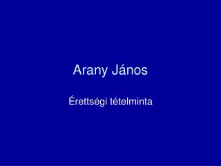 Arany János