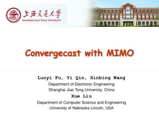 Convergecast with MIMO