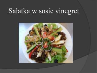 Sałatka w sosie vinegret